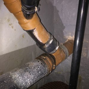Plumbing Inspection - Leak at Waste Pipe